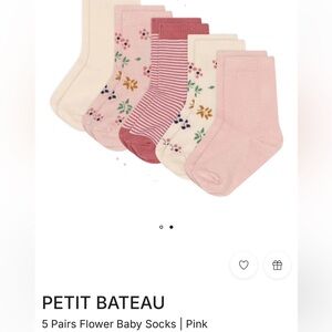 Petit bateau 6-12m baby socks